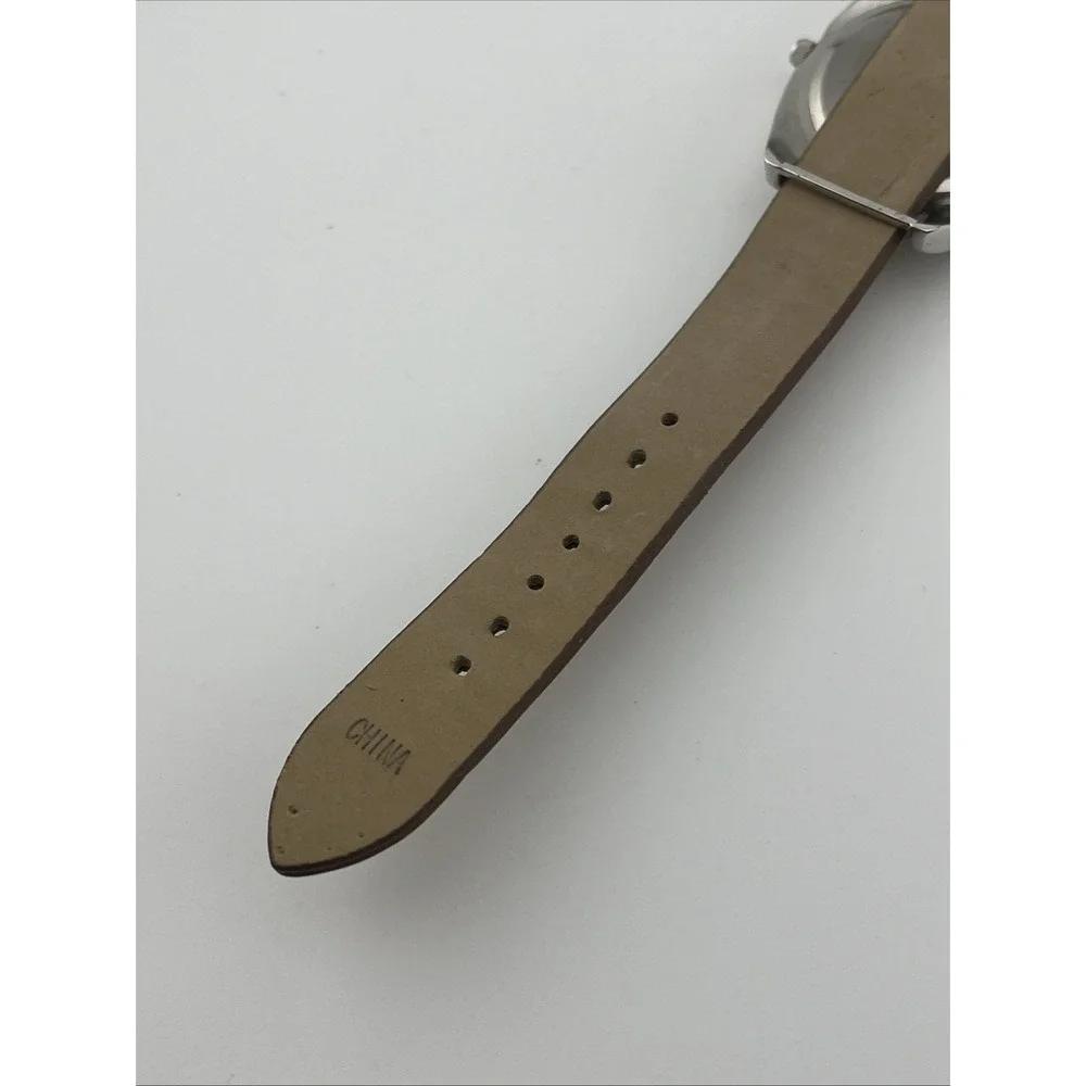 Gossip Watch Women‎ 32mm Case MOP Dial Copper Faux Leather Band- New Battery